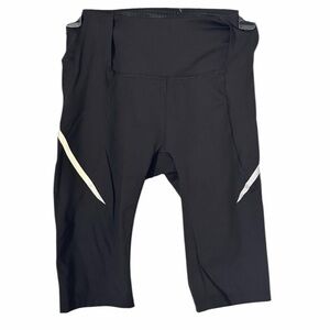 Calia Run Collection High Rise 10” Inseam Shorts Extra Small Reflective Black